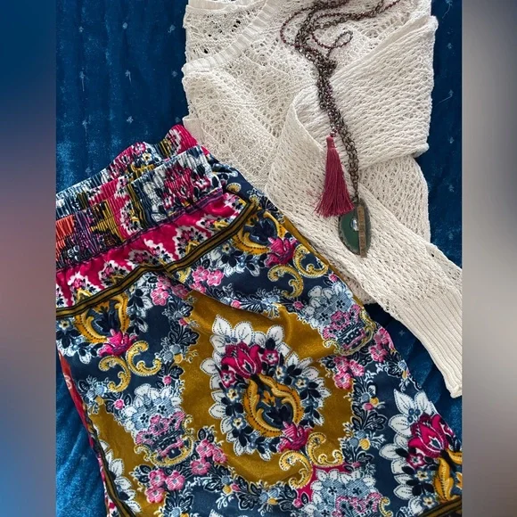 Anthropologie Multicolor Patterned Pants - Picture 3 of 10